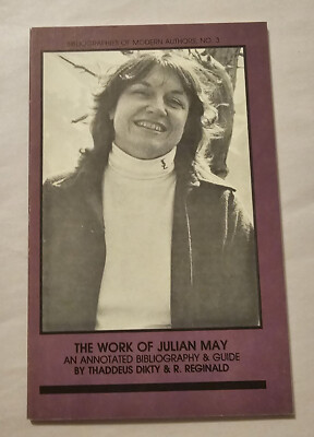 Work of Julian May: Annotated Bibliography & Guide Borgo Press 1985-review slip