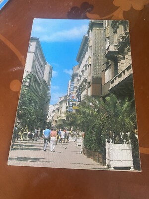 Vaci Street.  Budapest. Ungarn.  Farbpostkarte. 901