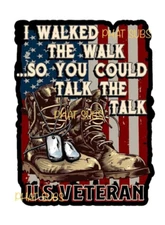 Sublimation Print United States Veteran Ready to Press Heat Transfer