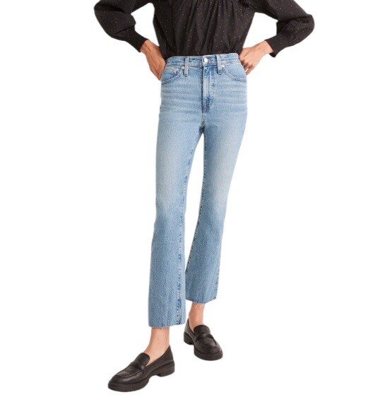Madewell Cali Demi Boot Cut High Rise Jeans Size 26