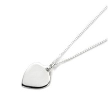 Image of Sterling Silver Heart Necklace