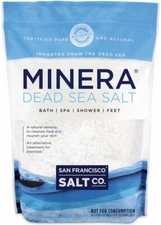 Minera Dead Sea Salt Bulk 10lb Bag Coarse Grain, 100% Pure And Certified