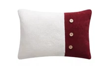 Bearpaw Sherpa Corduroy Decorative Pillow, 14" x 20"