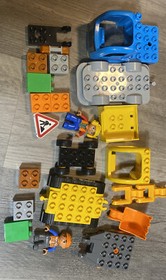 Lego Duplo 10812 Town Truck & Tracked Excavator Construction Set Incomplete