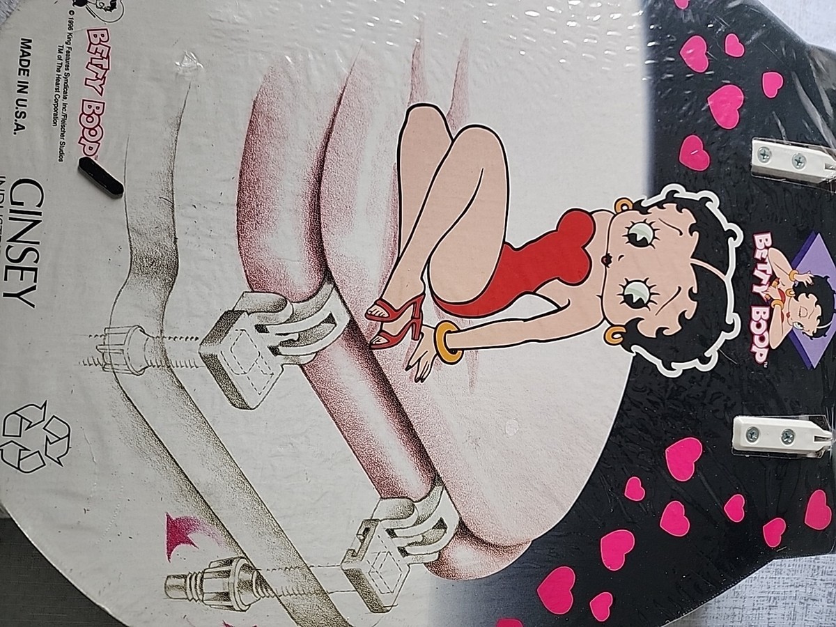 Vintage 1996 King Features Betty Boop Biker Denim Padded