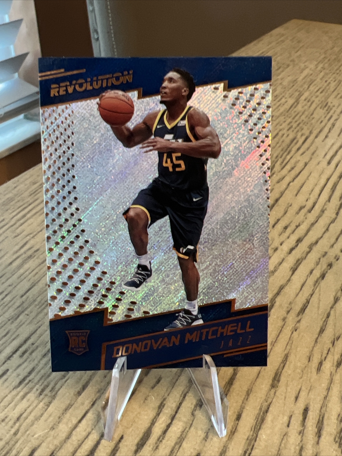 2017-18 Donovan Mitchell Revolution Rookie Card RC #125 Jazz Cavaliers