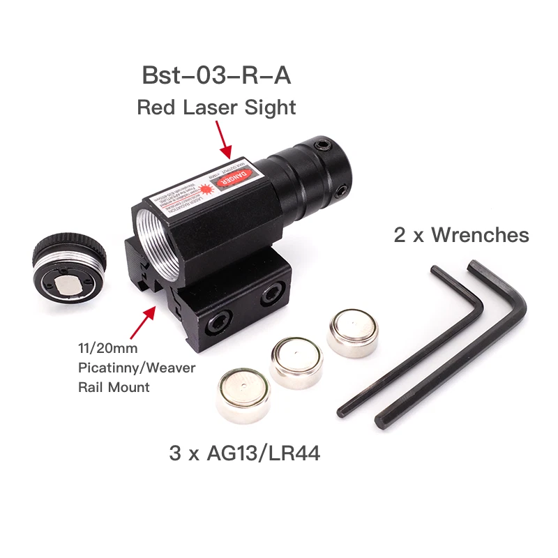 EUA! NOVA mira laser compacta ponto vermelho com mira ajustável 11mm/20mm mira telescópica Weaver - Imagem 2 de 4