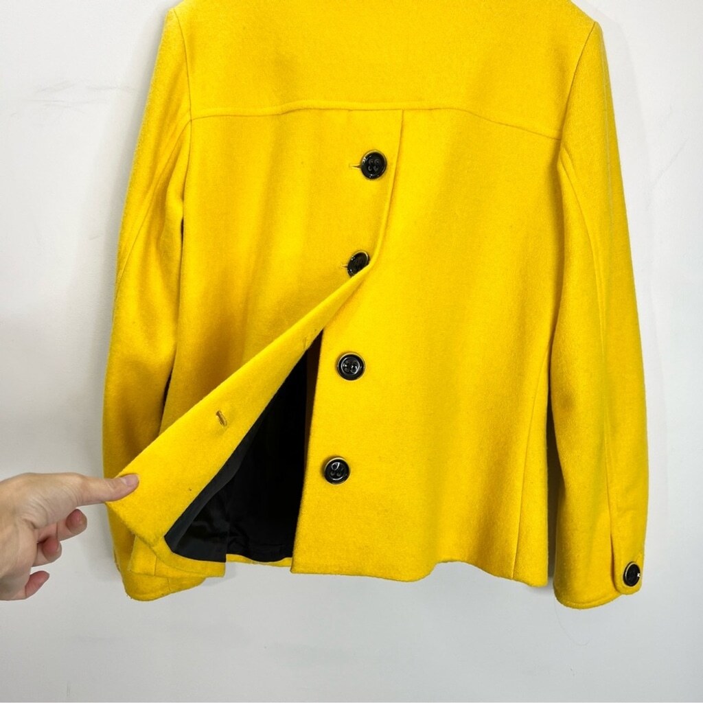 Spanner button back wool blend double breasted pe… - image 6