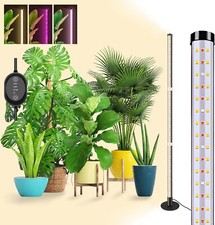 Led Grow Light 243 Leds Full Spectrum with Timer 48" Standing Indoor Grow Lamp
