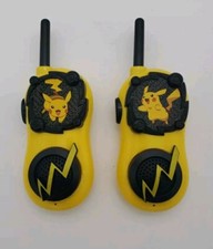 Nintendo Pokemon Pikachu Yellow/Black Long Range Walkie Talkies Model PK-210Pi