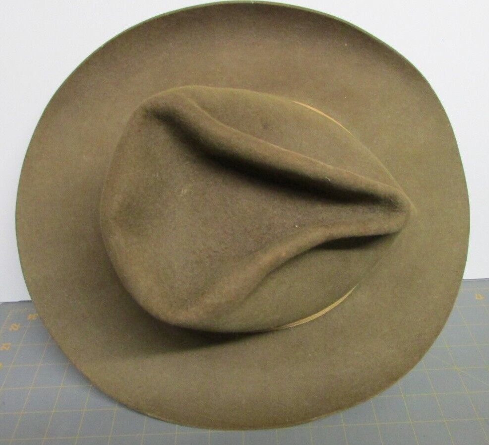 1960's INDIANA JONES STYLE RESISTOL FEDORA 3X Texas C… Gem