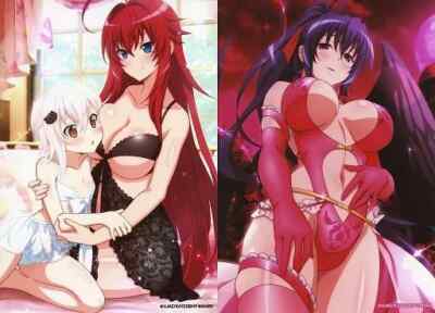 Character Card Rias Koneko Akeno Bromide Set 2 High School DxD Hero 2022
