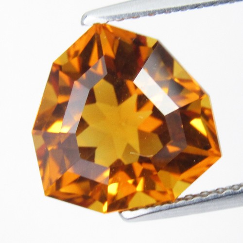 2.39Cts Stunning Natural Sparkling Nice Trillion Custom Cut Citrine Loose Gem - Picture 5 of 5