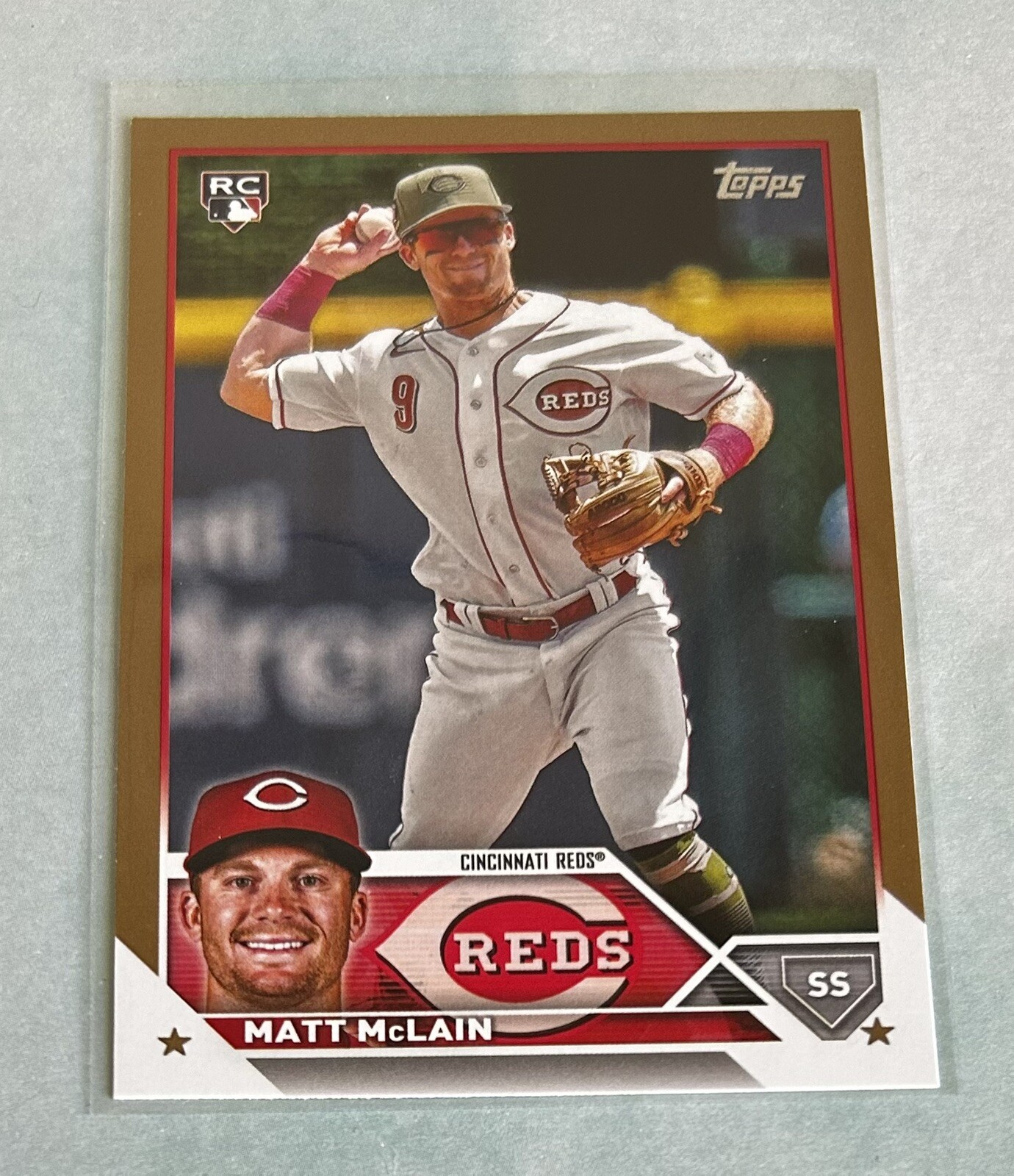 Matt McLain 2023 Topps Update #US199 Gold #/2023 Rookie RC Cincinnati Reds