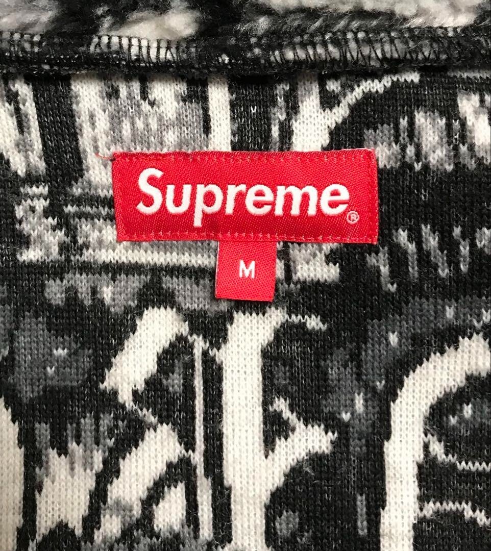 SUPREME Saint Michael Fleece Jacket - Color Black - Size M