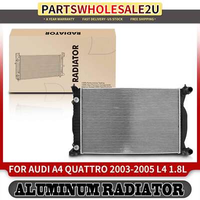 Radiator with Transmission Oil Cooler for Audi A4 Quattro 2002-2008 S4 2007-2008