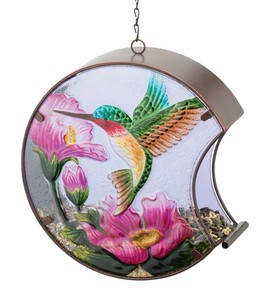 Regal Art Hand Painted Bird Feeder Hummingbird Ebay