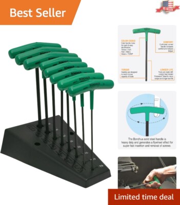 Complete 8-Piece Star T-Handle Set for Precision Torx Applications - T9 to T40