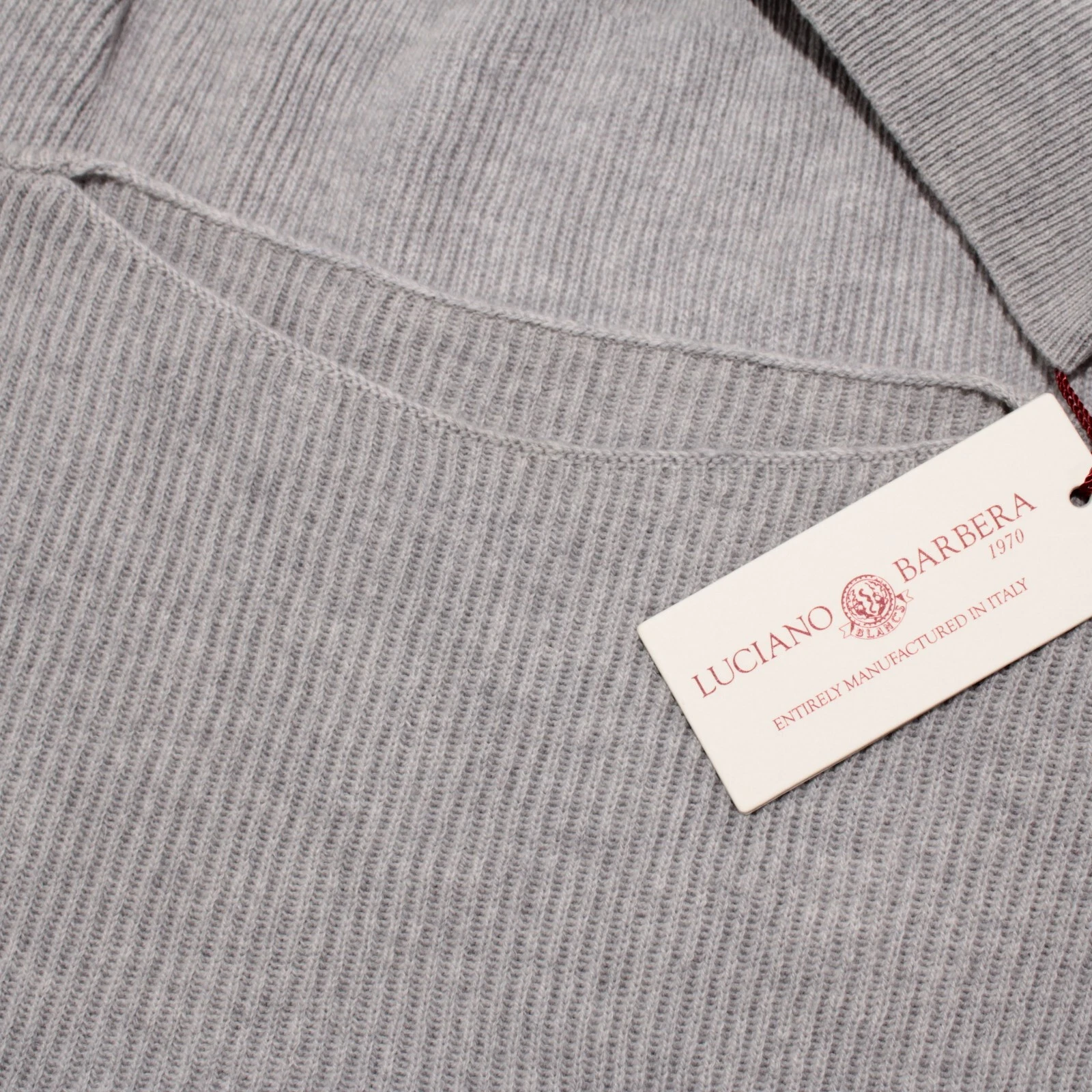 Luciano Barbera NWT Pullover Knit Sweater Size 50 US M Solid Gray 100% Cashmere
Opens in a new windo