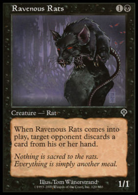 MTG 貪欲なるネズミ Ravenous Rats 4枚セットfoil Ravenous Rats x4 Invasion MtG NM | eBay