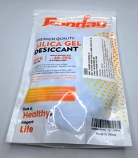 1 Gram [100 Packets] Food Grade Silica Gel Packs Desiccants Fonday SEALED
