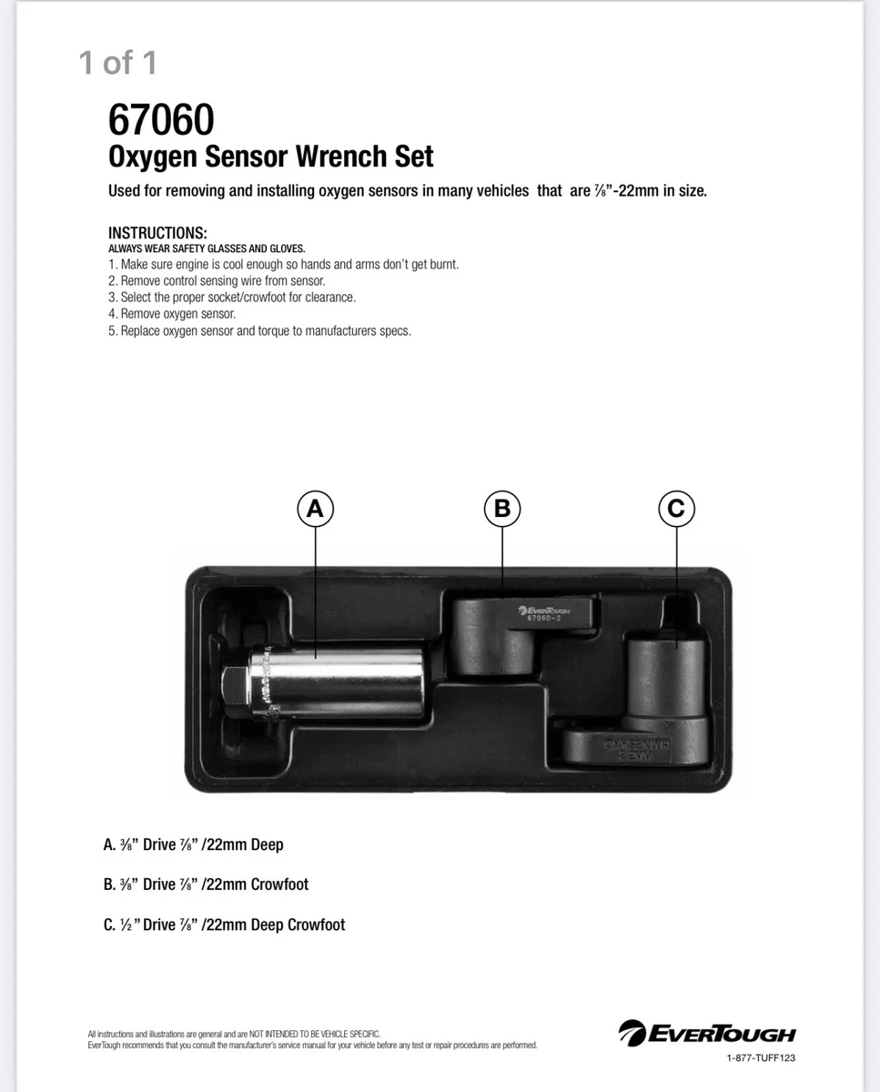 22mm o2 sensor socket oreillys deals