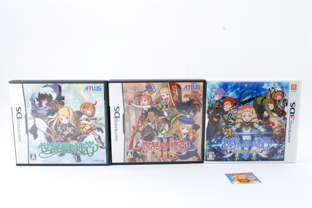 Lot 5 Nintendo DS 3DS Etrian Odyssey 1 2 3 4 5 Game Set Box Lot 5 Nintendo DS 3DS Etrian Odyssey 1 2 3 4 5 Game Set Box