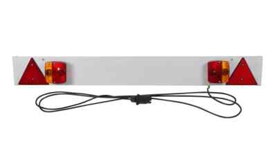 Streetwize Anhänger Beleuchtungsplatine 4ft mit 5m Kabel reflektierendes Dreieck SWTT20