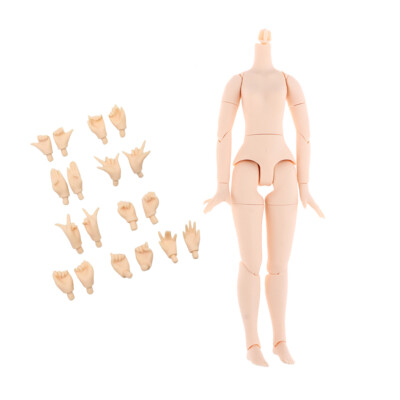   1/6 weiblicher Körper 9 Paar Hände für Blythe Azone Puppenzubehör weiß