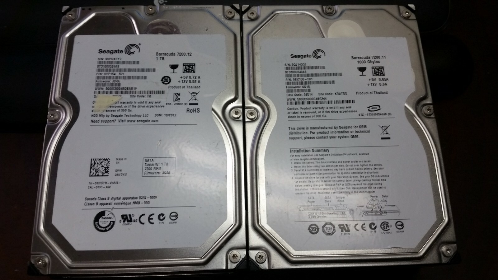 7200 Rpm Hard Disk 1tb Seagate Barracuda Seagate BarraCuda, 1TB