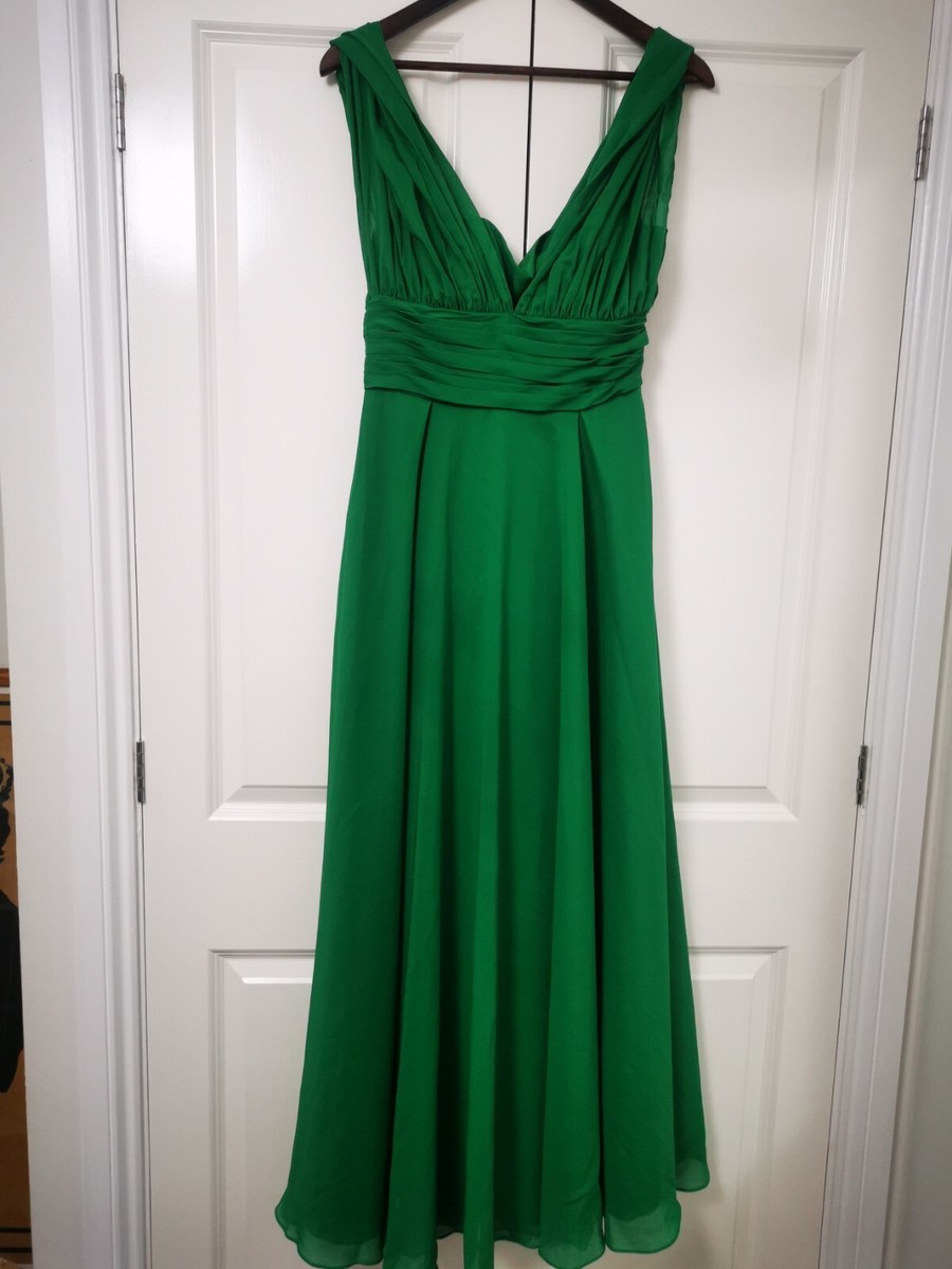 sachin and babi light blue dress Gothic Emerald Green Sequin Evening Gown with Cape Sleeves
