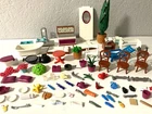 Playmobil LOT Accessories Furniture Chairs BBQ Pit, Plants, Parts, Rares Vintage