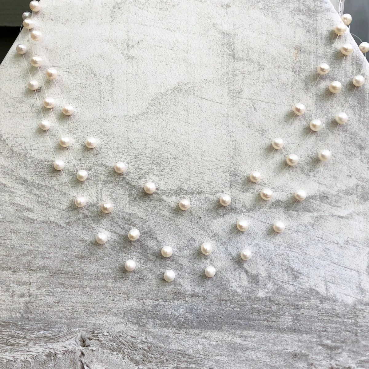Fish wire best sale necklace