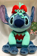 BNWT Disney Lilo  Stitch - Festive Stitch Christmas Holiday Small Plush 14"