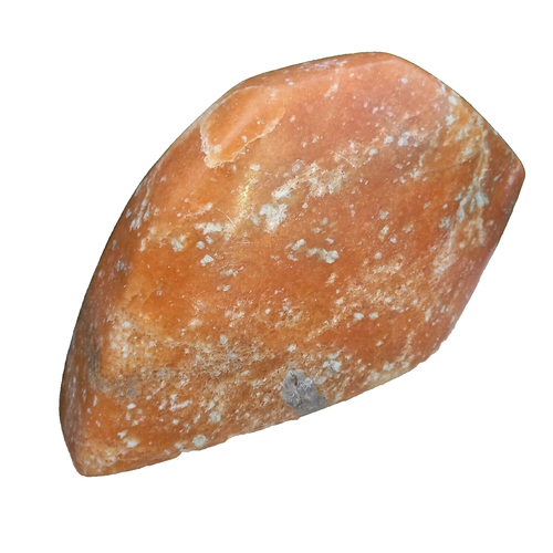 Orangenkalzit Kalzit Calzit Orangenkalcit Skulptur 1,3Kg Lebenslust Freude Zen