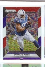 DWAYNE ALLEN 2016 PANINI PRIZM HOLO PRISM RED WHITE BLUE DISCO BALL #182 COLTS