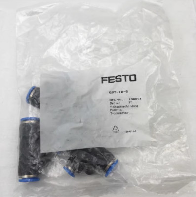 To**☆ 10PCS/1bag Festo QST-10-6 130614 Connector New Free Shipping