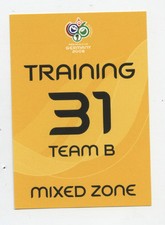 Orig.Ticket    World Cup Germany 2006   SPAIN - TUNISIA / Training Team B ! RARE