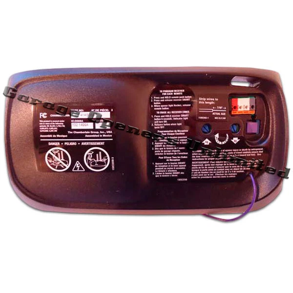 Liftmaster 41AS050-1 接收器逻辑板组件适用于 3110 & 3220 (315 MHz) — 第 2/2 张图片