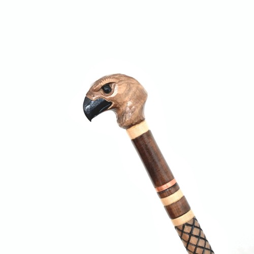 Walking Stick Cane handmade carved wooden - Knob handle canes - Picture 129 of 257