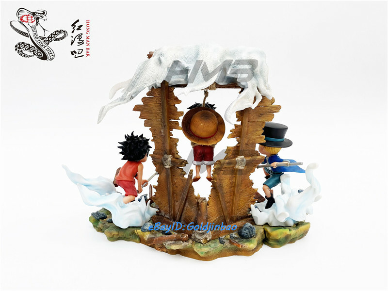 One Piece Three Brother Ace Luffy Sabo Resin Model HMB Studio In