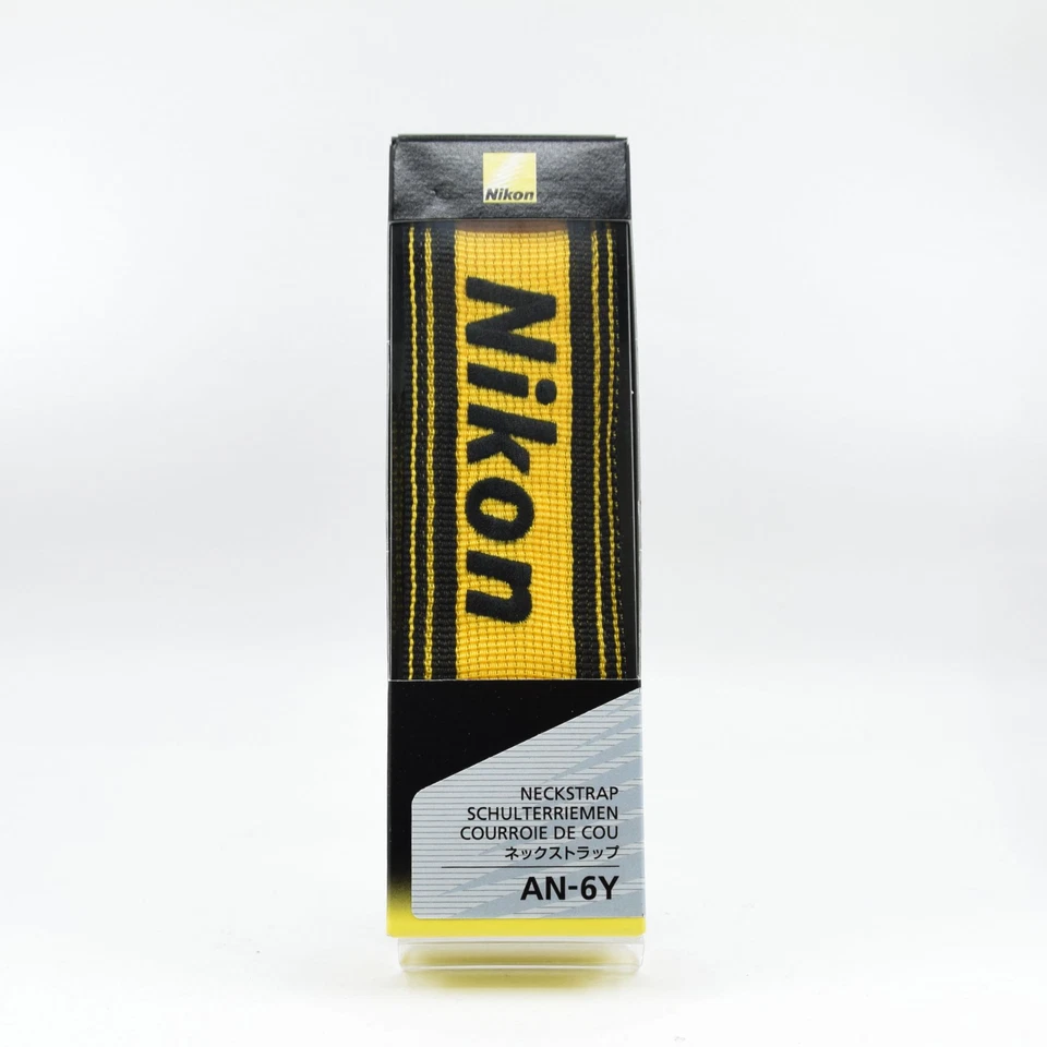[Brand New] Nikon AN-6Y Wide Neck Strap Genuine Yellow For SLR DSLR #501031 - Image 1 of 4