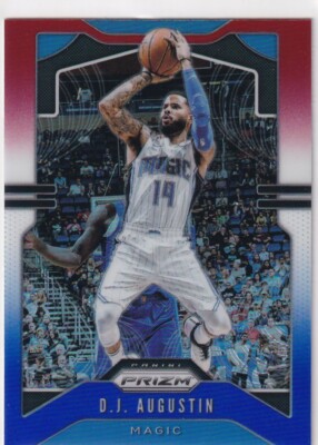 2019-20 PRIZMS RED WHITE BLUE D.J. AUGUSTIN ORLANDO MAGIC PRIZM PARALLELS - E733