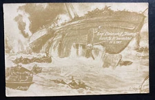 Mint Germany Picture Postcard Submarine U Boat 51 & English Battle Ship Triumpf