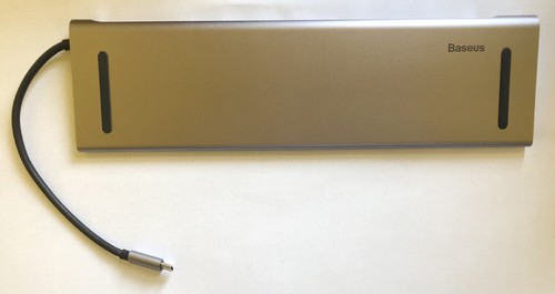 USB C Laptop Docking Station, Baseus Aluminum 10-in-1 USB C Hub For Mac & USB-C - 第 1/9 張圖片