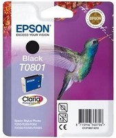 Epson Druckerpatrone Tinte T0801 Bk Black, Schwarz