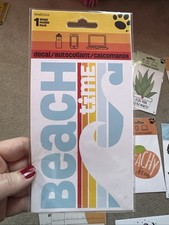 Beach Stickers Scrapbook Junk Journal Earth Aloe Decals Lot Of 20 SandyLion
