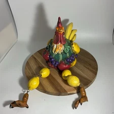 Shelf Sitter Fruit And Vegetable Chicken Dangly Lemon Legs (E)