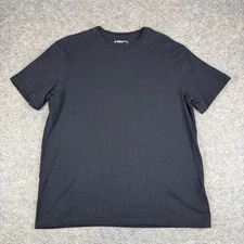 American Giant T-Shirt Tee Cotton Black Mens Large L