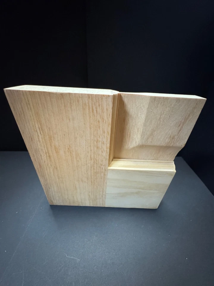 Puertas de madera interiores de núcleo sólido grado mancha de pino transparente elevado 4 paneles 6'8 Foto 2 de 4